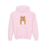 Youth Hoodie — Cute Shiba Inu