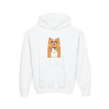 Youth Hoodie — Cute Shiba Inu