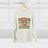 Vintage Doggy Sweatshirt — Retro Dog Graphic Crewneck