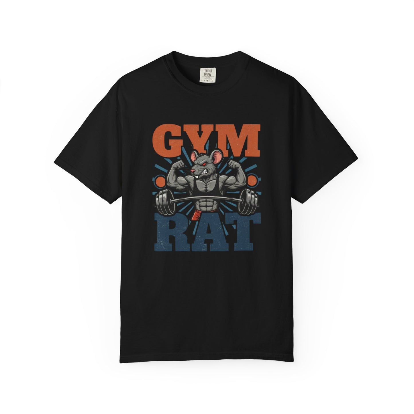 Gym Rat T-Shirt — Funny Muscle Rat Workout Tee
