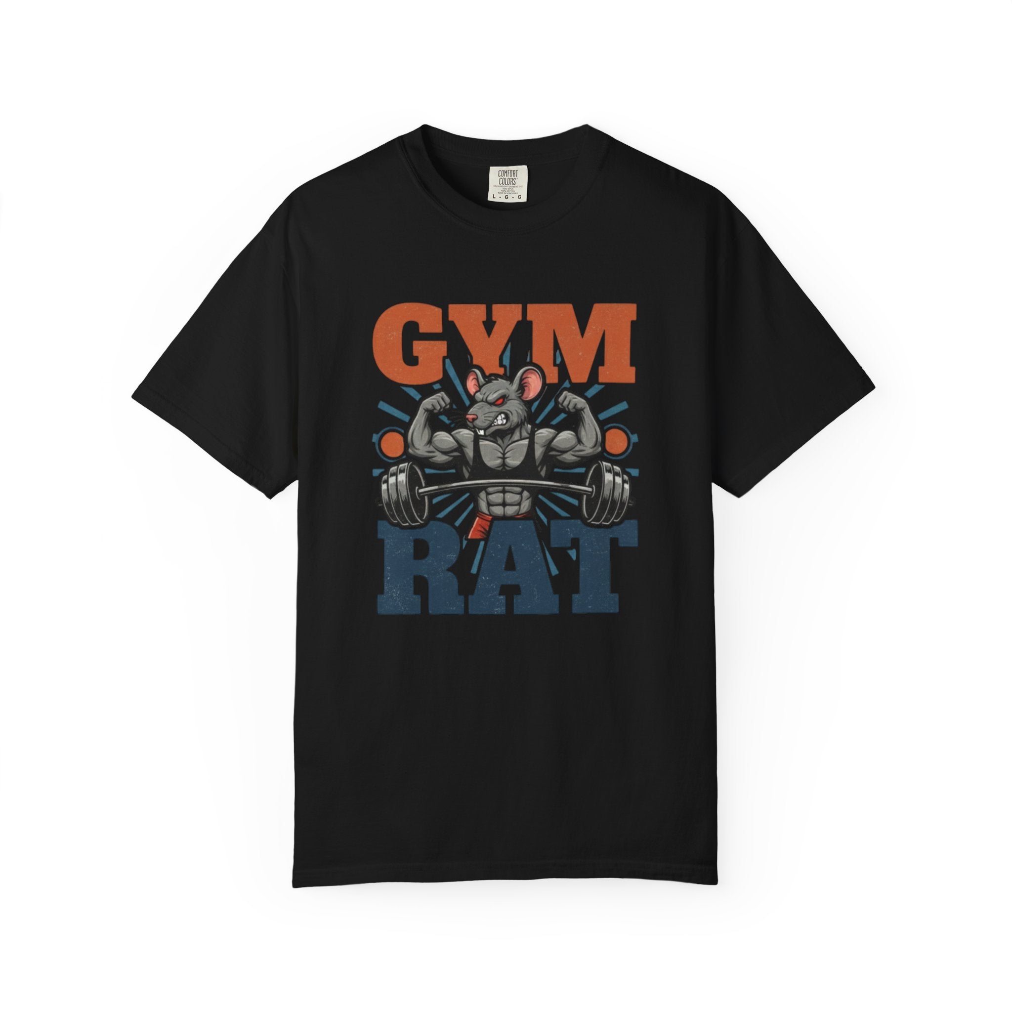 Gym Rat T-Shirt — Funny Muscle Rat Workout Tee