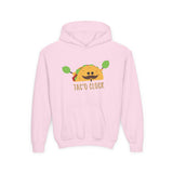 Youth Hoodie — Cute Taco "Taco O' Clock" Graphic