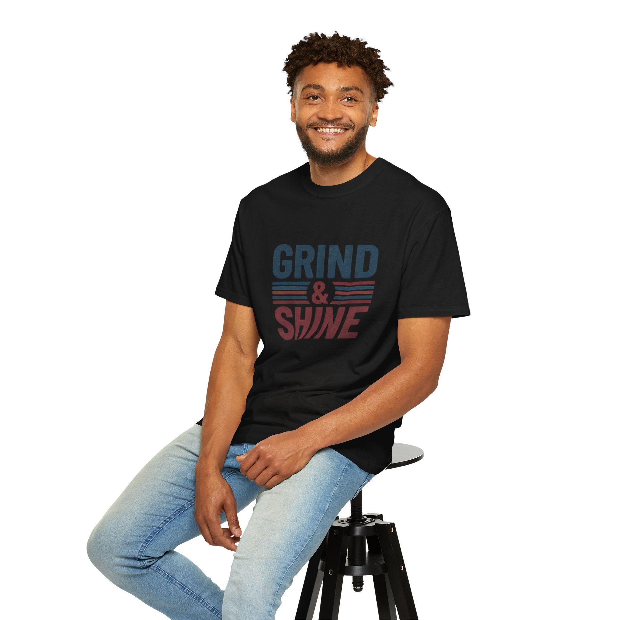 Grind & Shine Vintage-Style T-Shirt