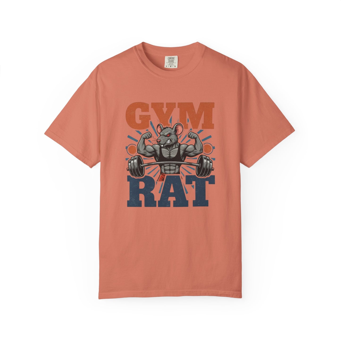 Gym Rat T-Shirt — Funny Muscle Rat Workout Tee
