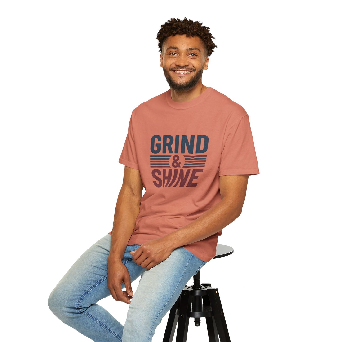 Grind & Shine Vintage-Style T-Shirt