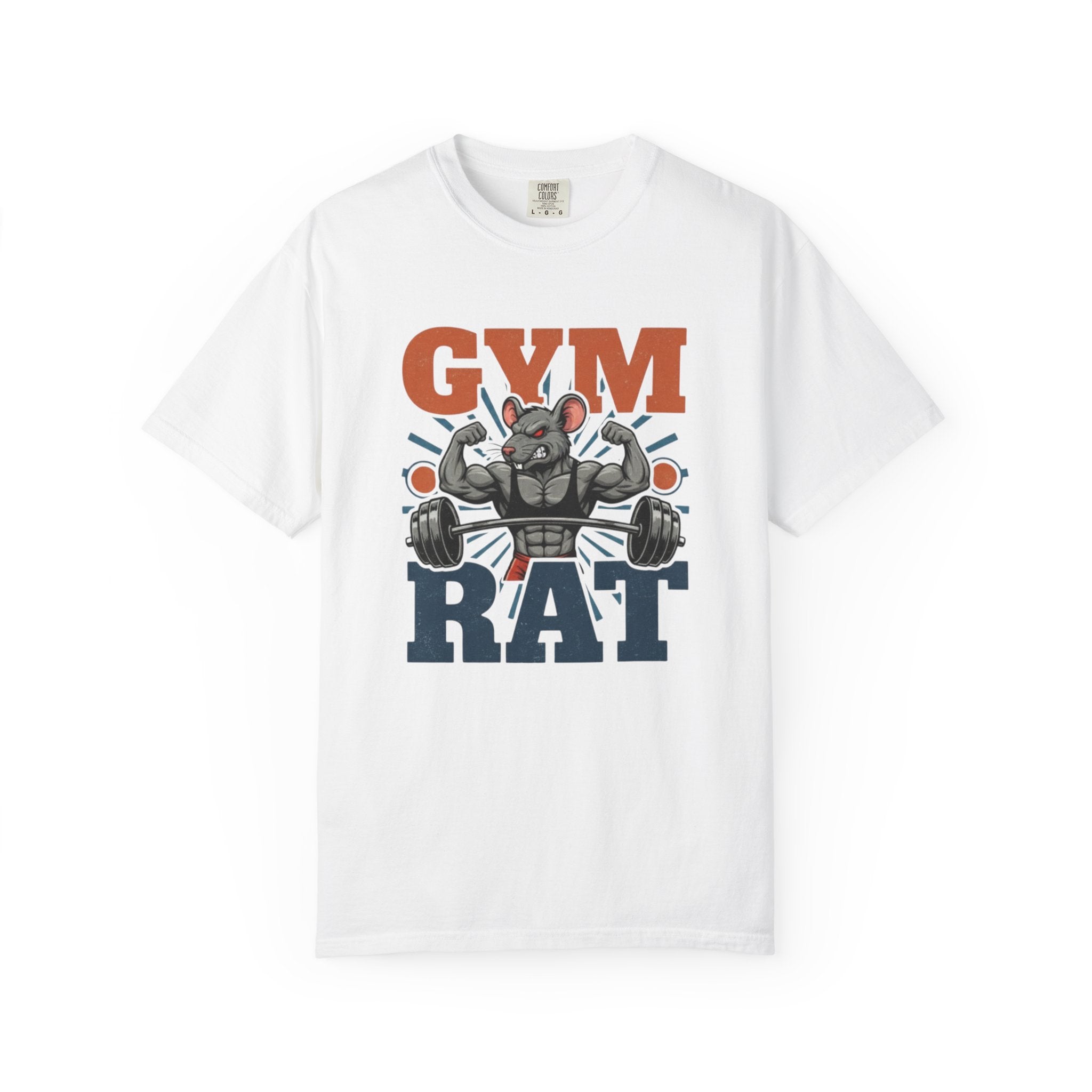 Gym Rat T-Shirt — Funny Muscle Rat Workout Tee