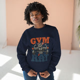 Gym Rat Sweatshirt – Funny Weightlifting Crewneck for Fitness Enthusiasts