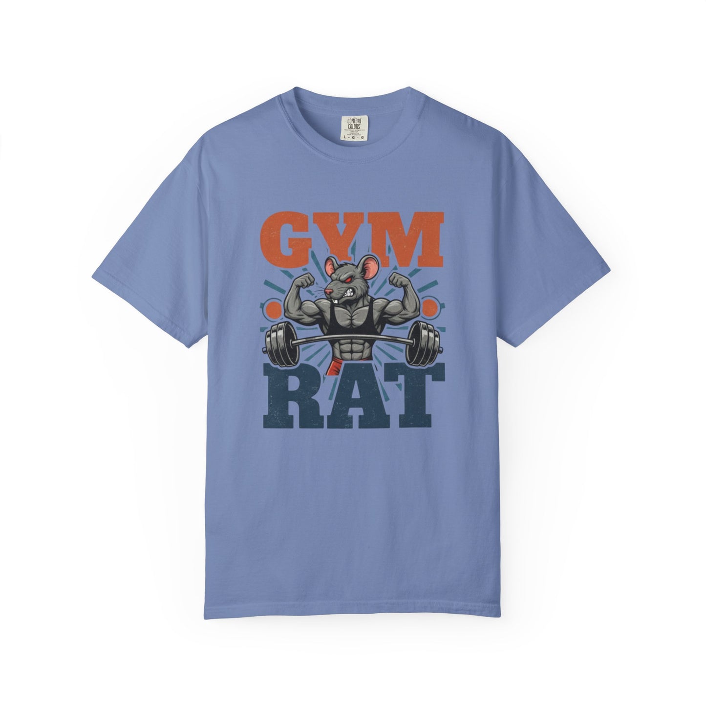 Gym Rat T-Shirt — Funny Muscle Rat Workout Tee
