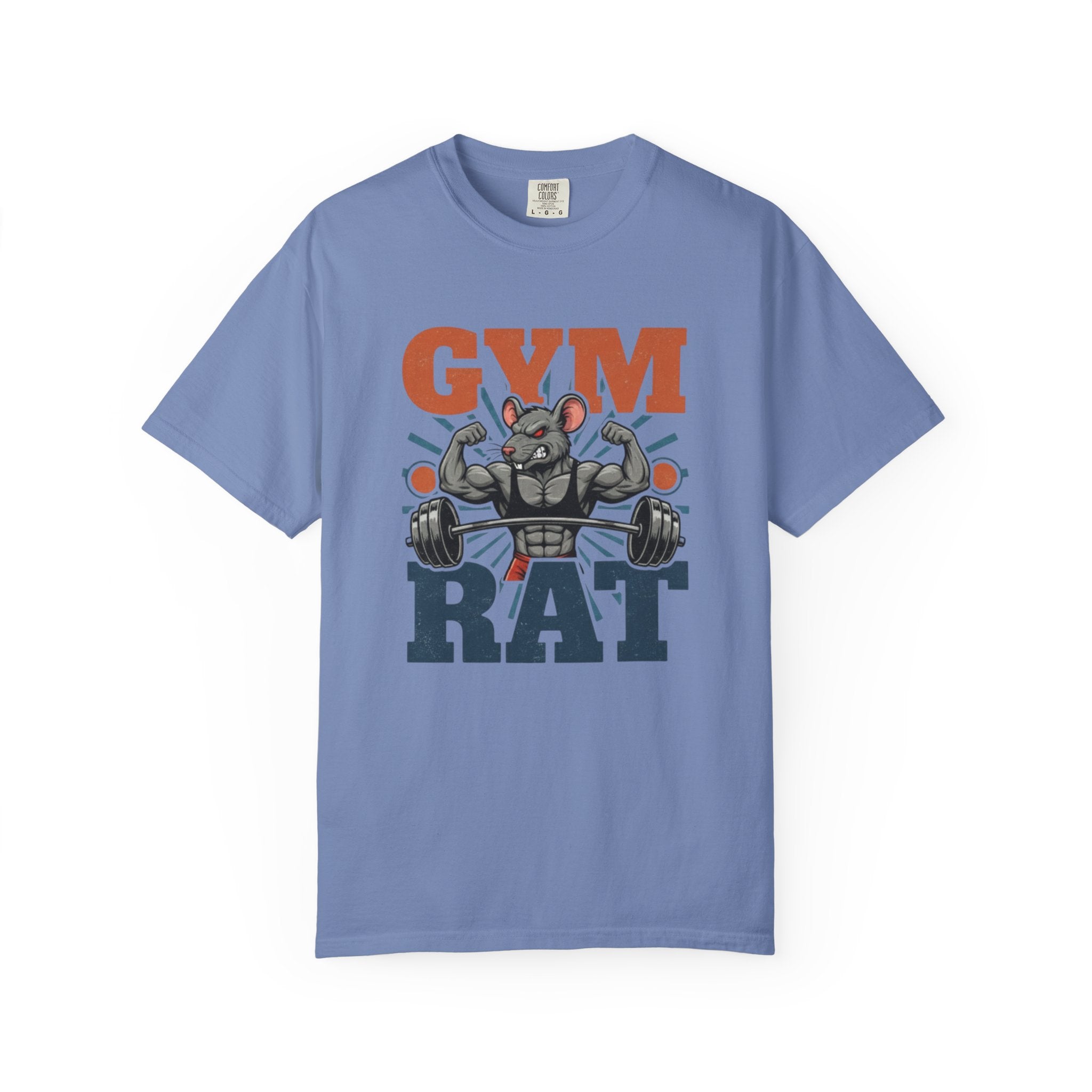 Gym Rat T-Shirt — Funny Muscle Rat Workout Tee