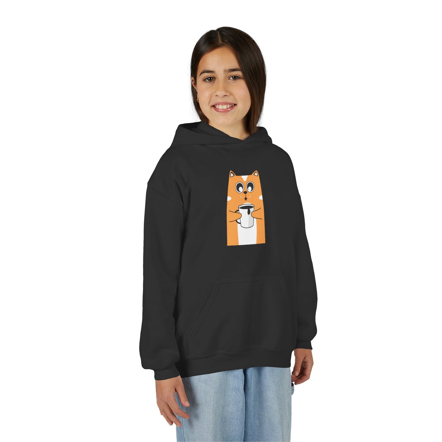 Youth Hoodie — Cute Shiba Inu
