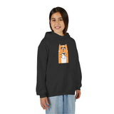 Youth Hoodie — Cute Shiba Inu