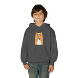 Youth Hoodie — Cute Shiba Inu