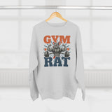 Gym Rat Sweatshirt — Muscle Rat Weightlifting Crewneck