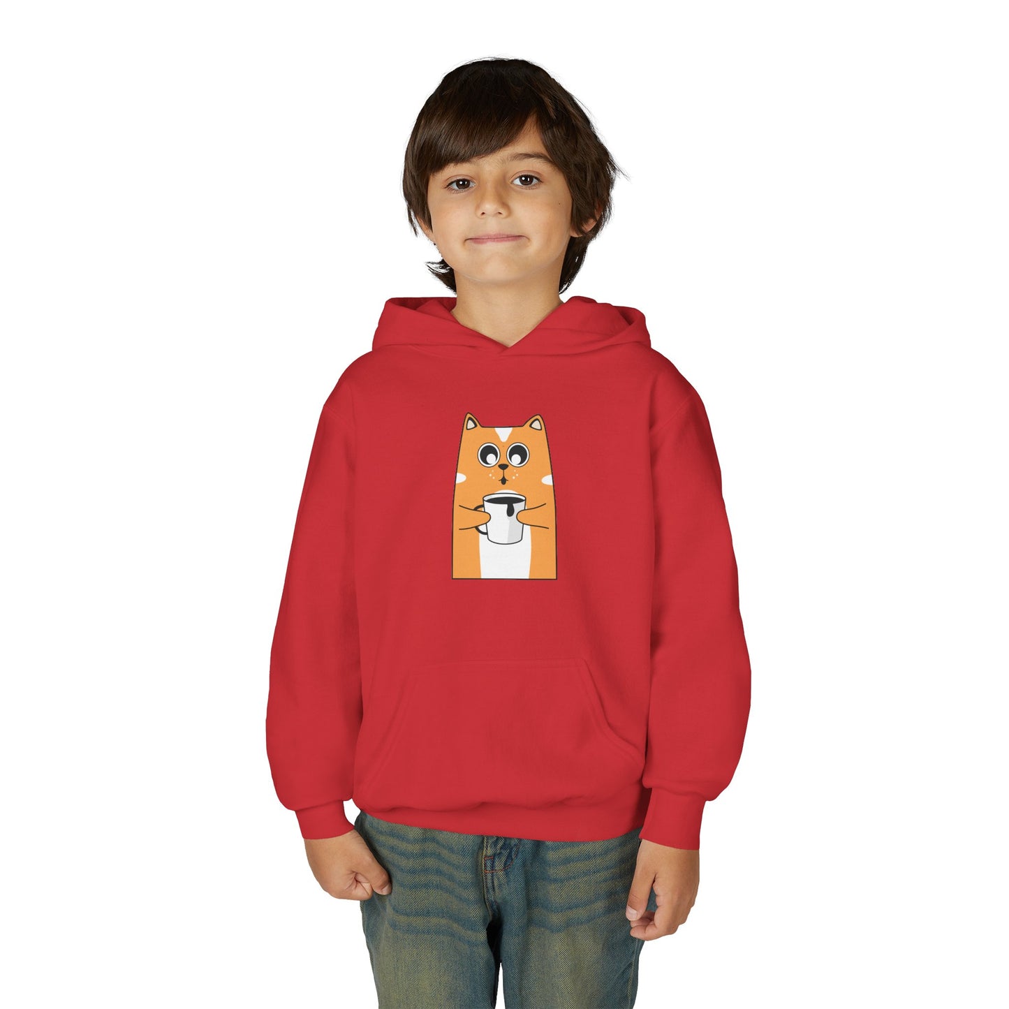 Youth Hoodie — Cute Shiba Inu