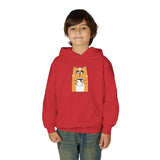 Youth Hoodie — Cute Shiba Inu