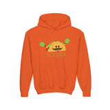 Youth Hoodie — Cute Taco "Taco O' Clock" Graphic