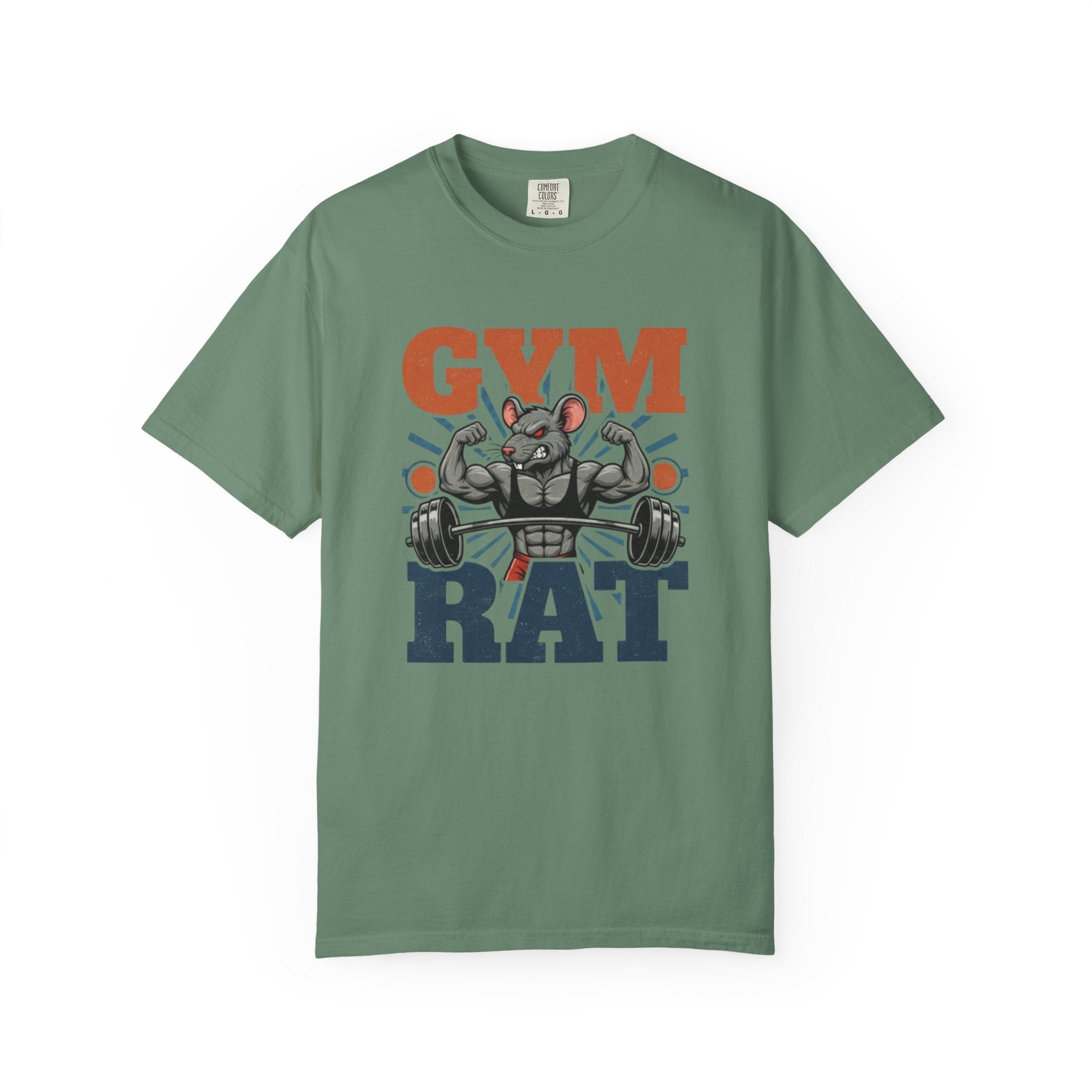 Gym Rat T-Shirt — Funny Muscle Rat Workout Tee