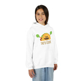 Youth Hoodie — Cute Taco "Taco O' Clock" Graphic