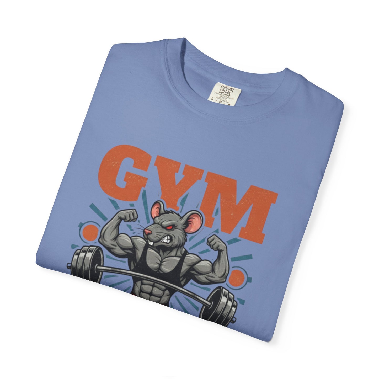 Gym Rat T-Shirt — Funny Muscle Rat Workout Tee