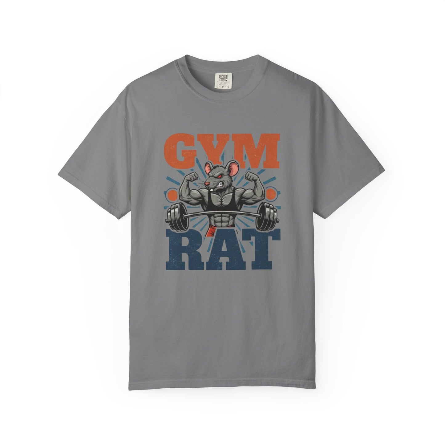 Gym Rat T-Shirt — Funny Muscle Rat Workout Tee