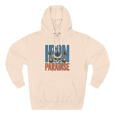 Hoodie — "Iron Paradise" Skull & Kettlebell Gym Hoodie