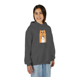 Youth Hoodie — Cute Shiba Inu