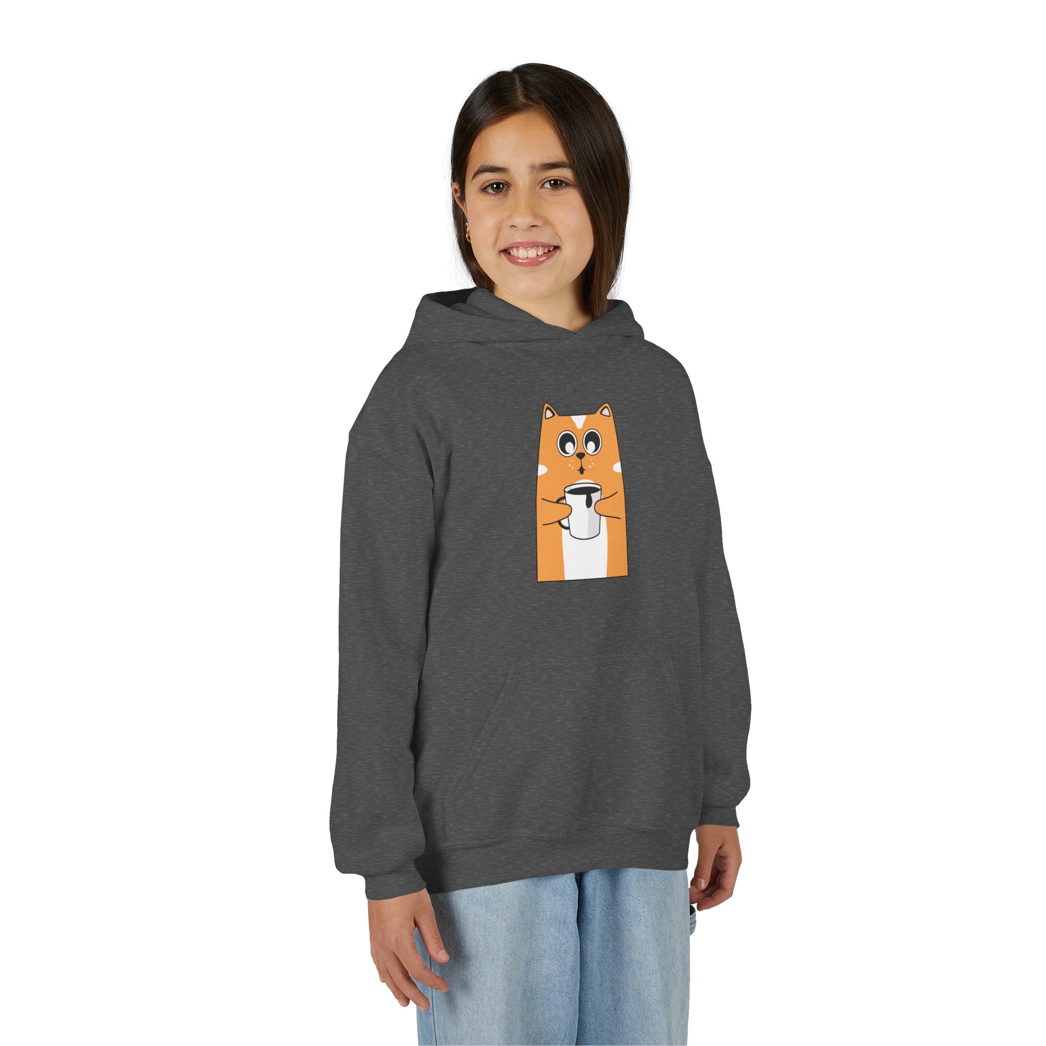 Youth Hoodie — Cute Shiba Inu