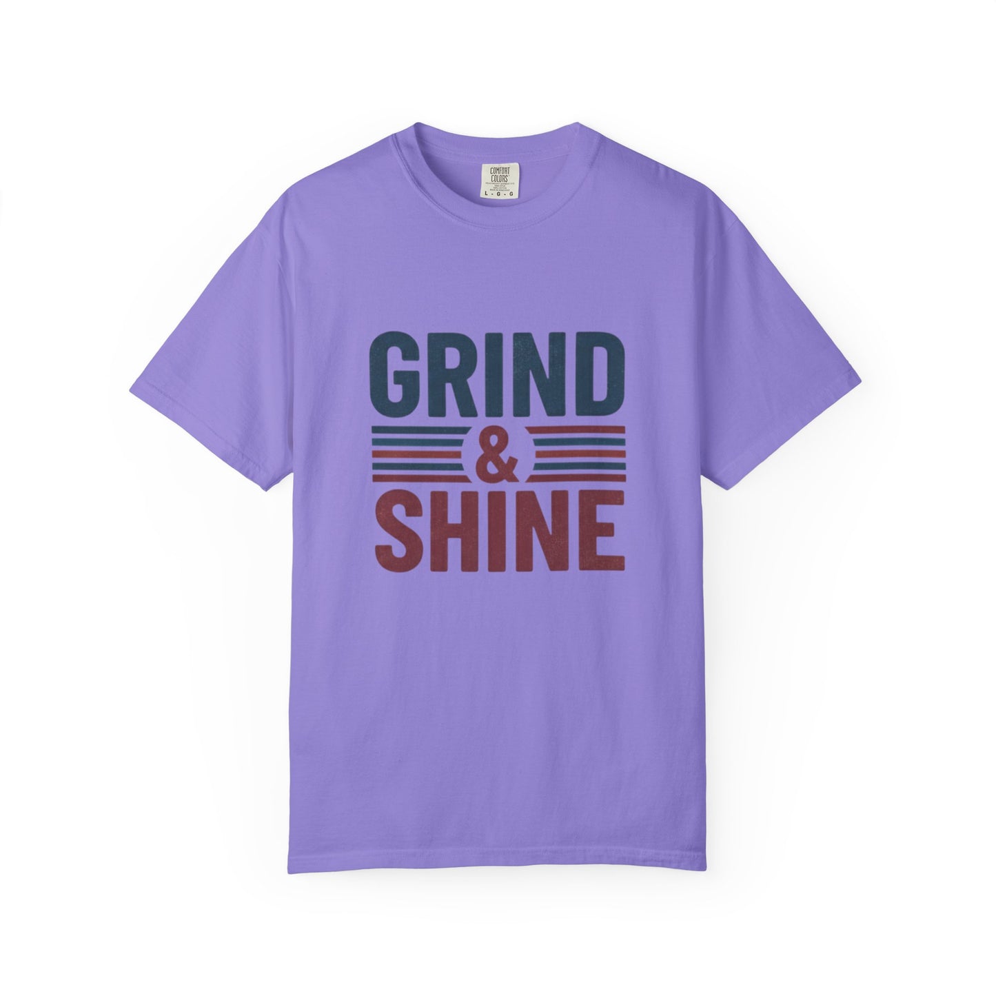 Grind & Shine Retro Motivational T-Shirt