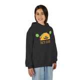 Youth Hoodie — Cute Taco "Taco O' Clock" Graphic