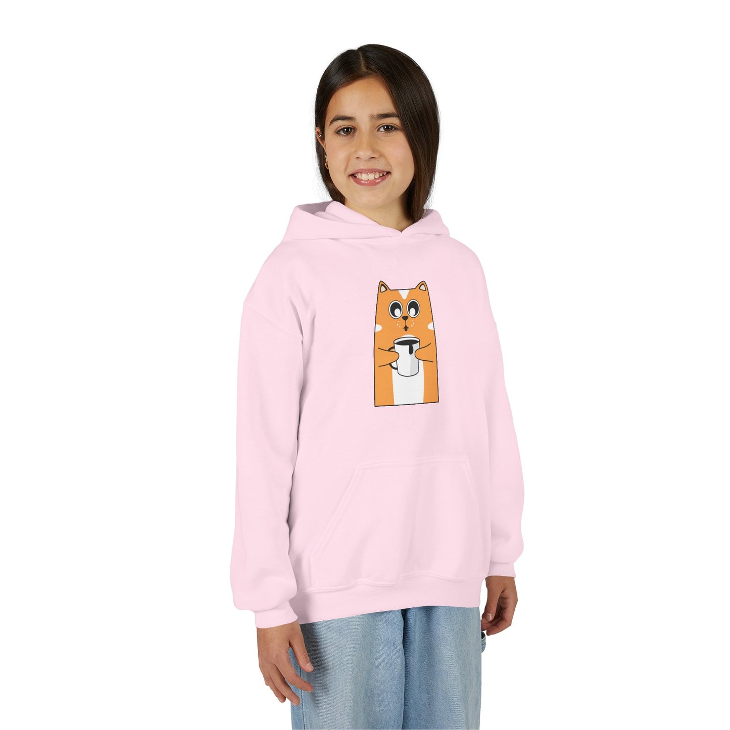 Youth Hoodie — Cute Shiba Inu