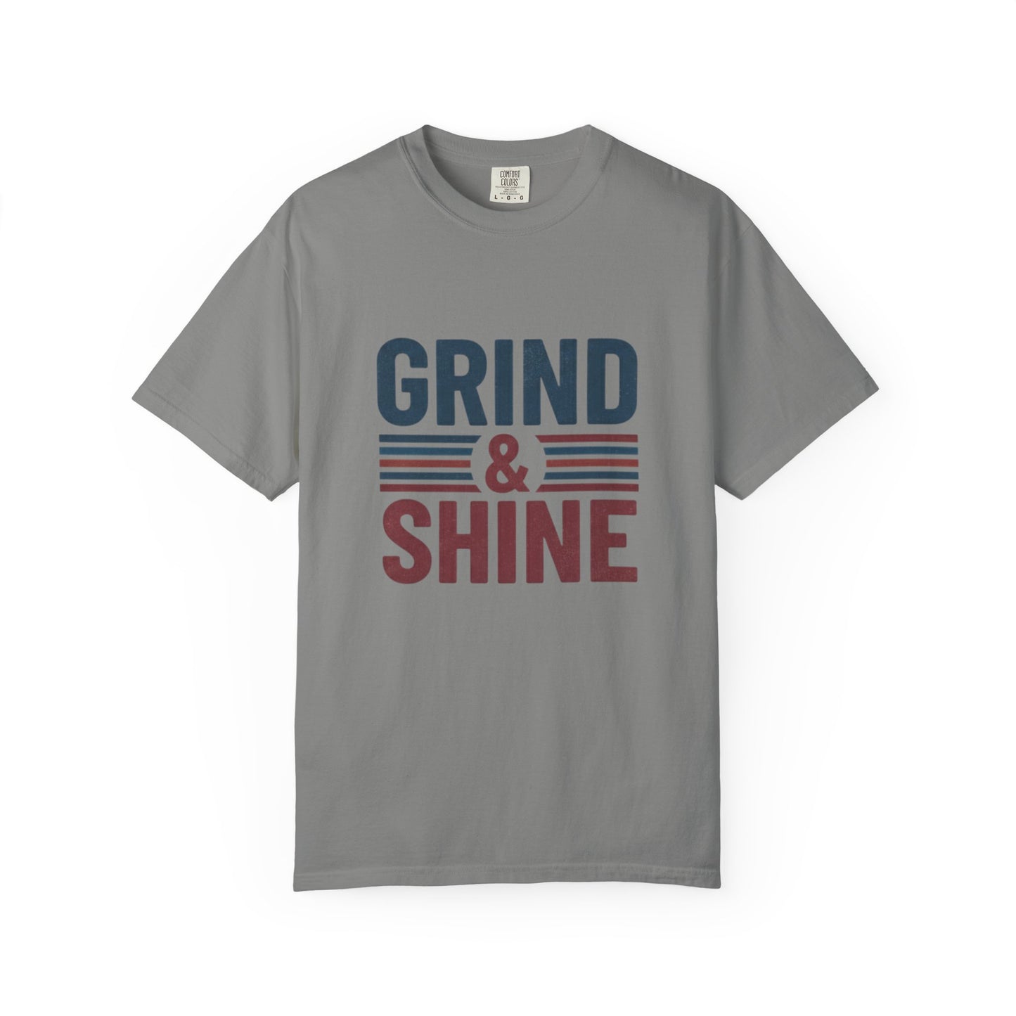 Grind & Shine Retro Motivational T-Shirt