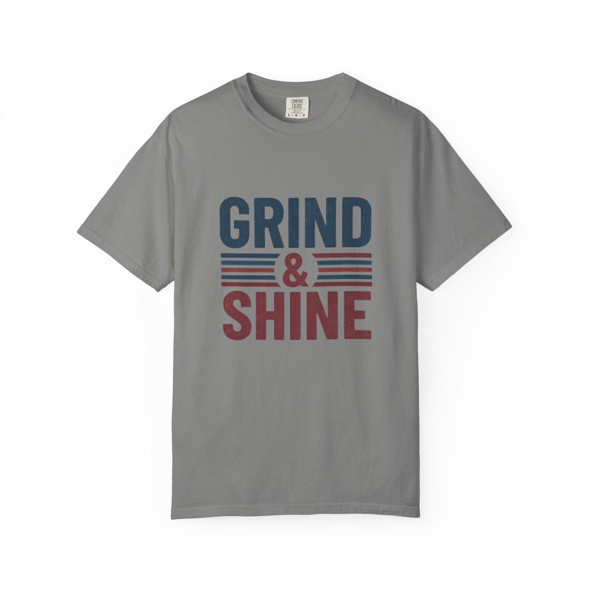 Grind & Shine Retro Motivational T-Shirt