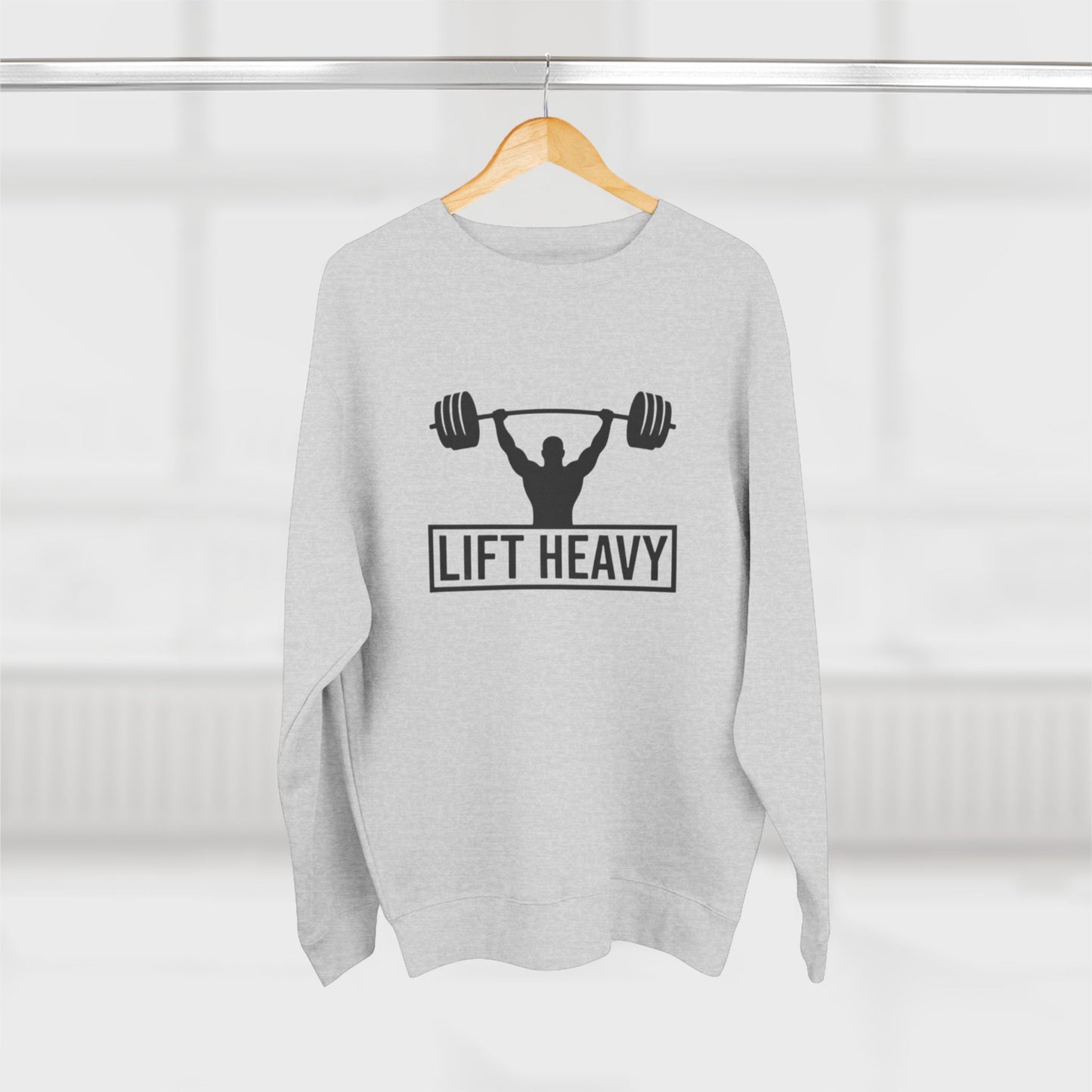 Gym Motivation Crewneck Sweatshirt — Fitness Quote Sweatshirt