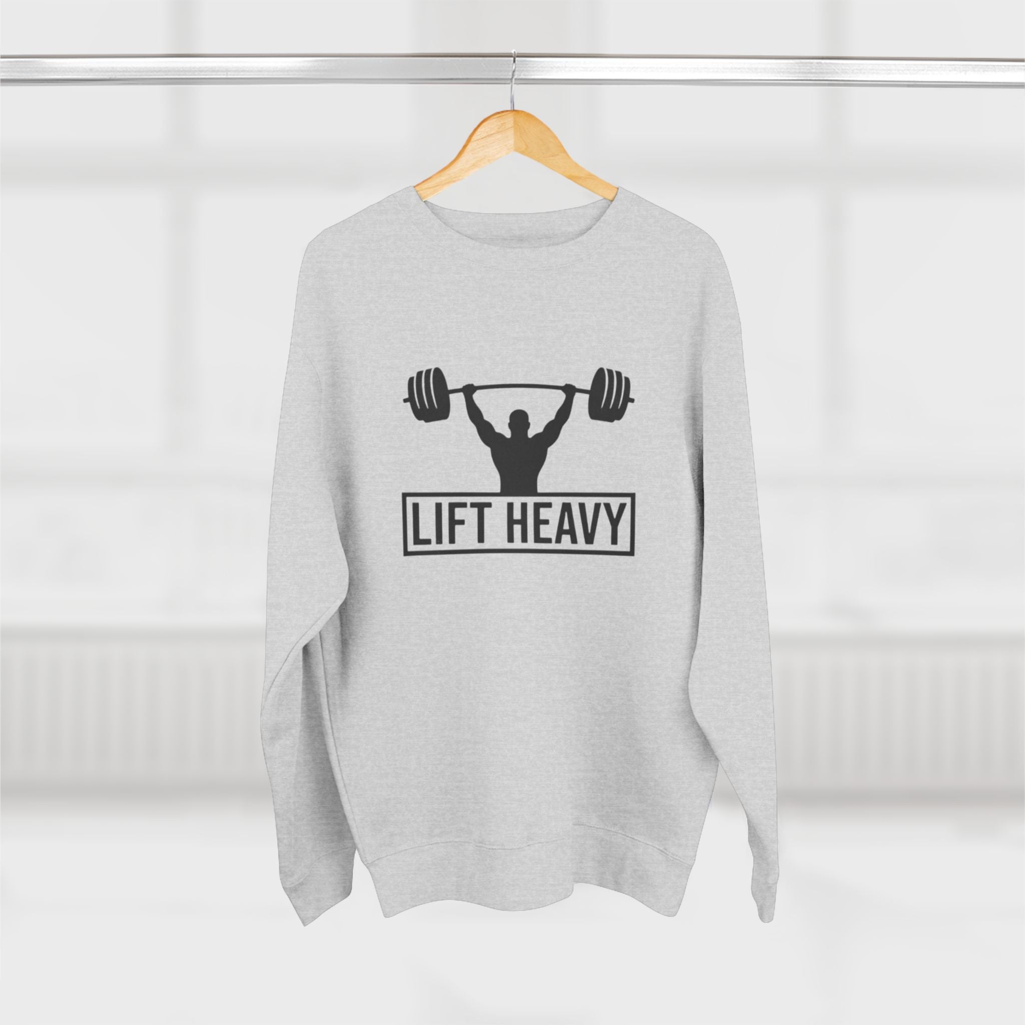 Gym Motivation Crewneck Sweatshirt — Fitness Quote Sweatshirt