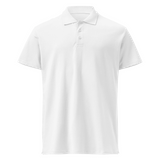 Men's Premium Pique White Polo Shirt Printful