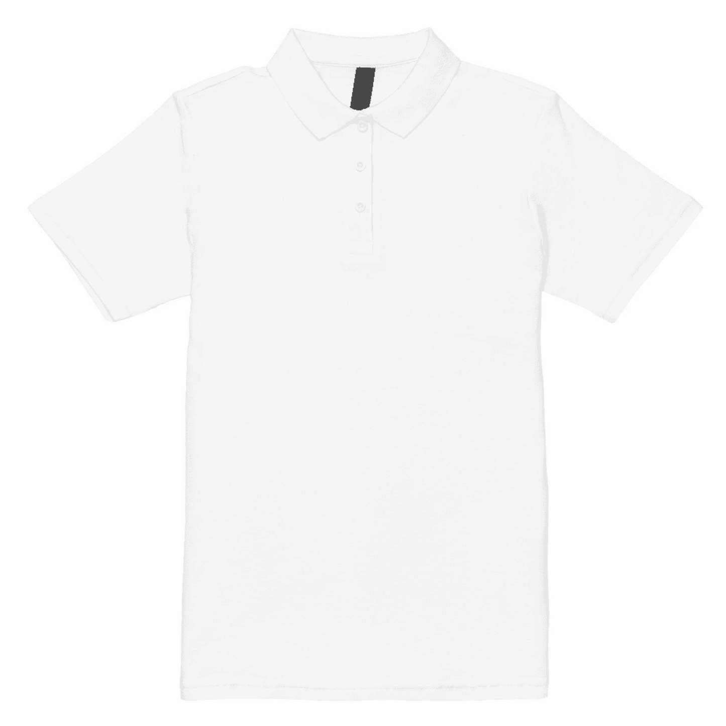 Women's Pique Polo White Shirt Printful