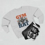 Gym Rat Sweatshirt – Funny Weightlifting Crewneck for Fitness Enthusiasts