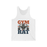 Gym Rat Tank Top — Funny Weightlifting Rat Workout Tank