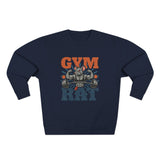 Gym Rat Sweatshirt – Funny Weightlifting Crewneck for Fitness Enthusiasts