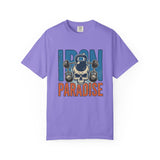 Iron Paradise Gym T-Shirt — Skull Kettlebell Weightlifting Tee