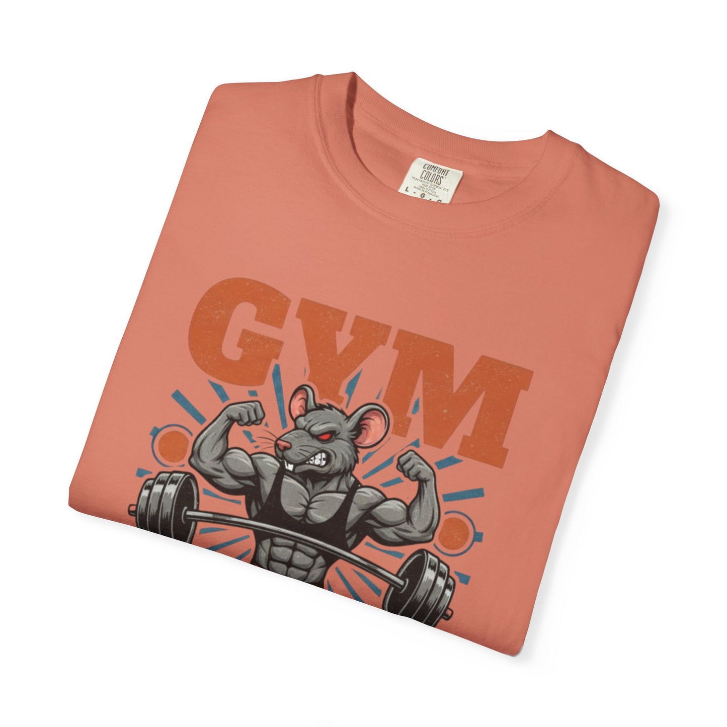 Gym Rat T-Shirt — Funny Muscle Rat Workout Tee