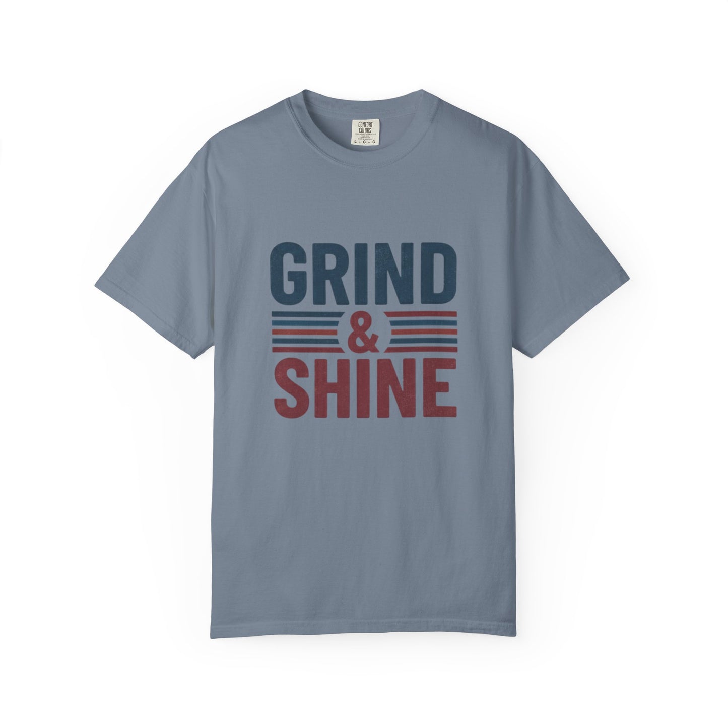 Grind & Shine Retro Motivational T-Shirt