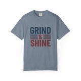 Grind & Shine Retro Motivational T-Shirt