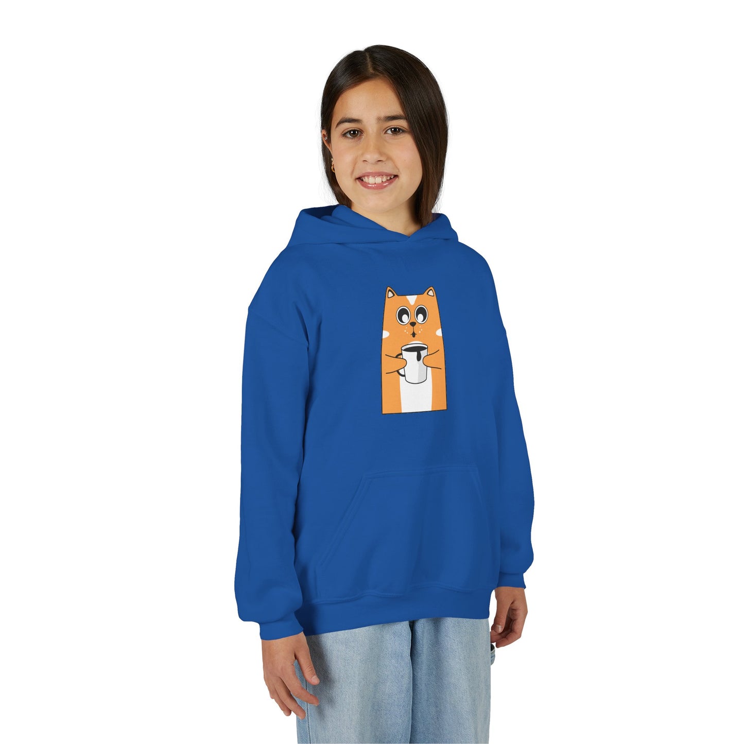 Youth Hoodie — Cute Shiba Inu