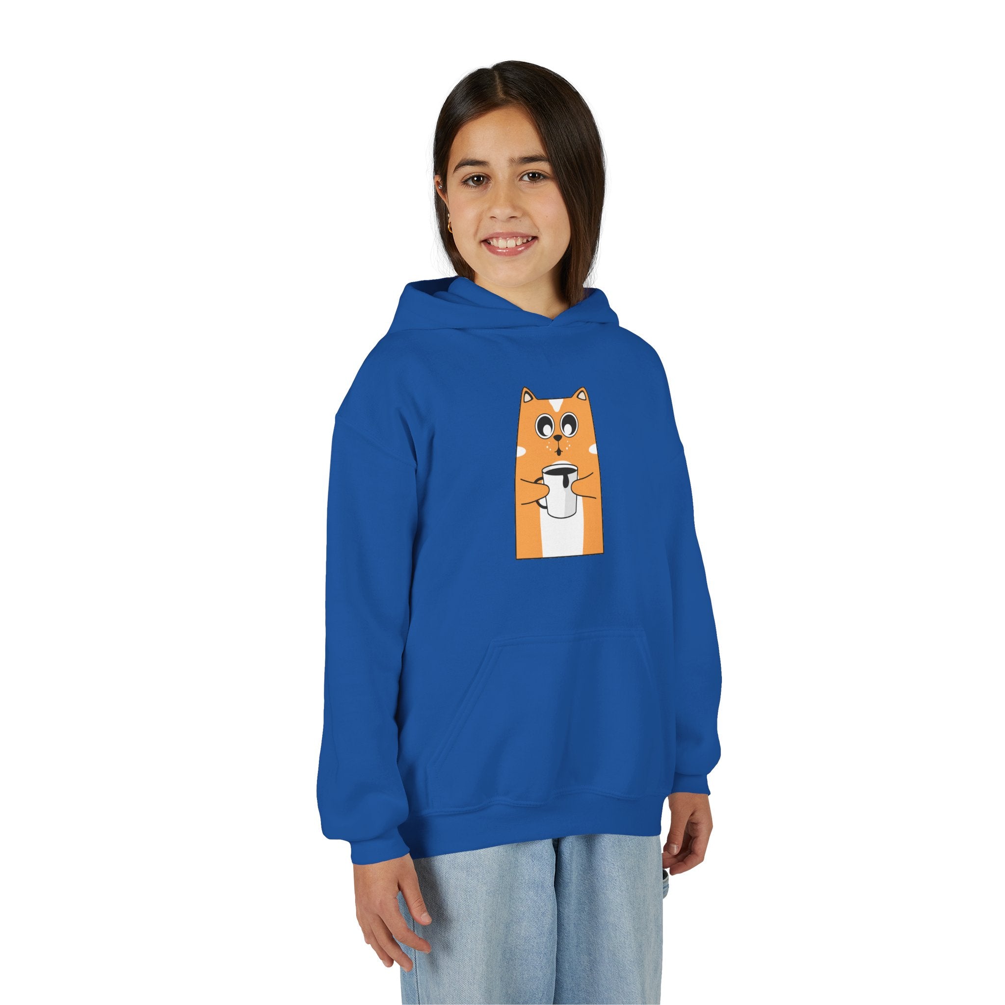 Youth Hoodie — Cute Shiba Inu