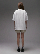 Unisex organic ribbed neck t-shirt