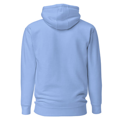 Light blue Be Stronger Oversized Hoodie with soft smooth fabric