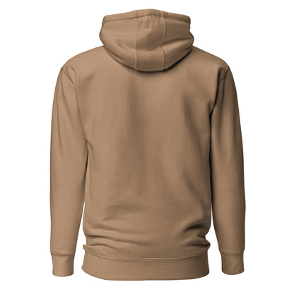 Be Stronger Oversized Hoodie tan hooded sweatshirt with fleece texture