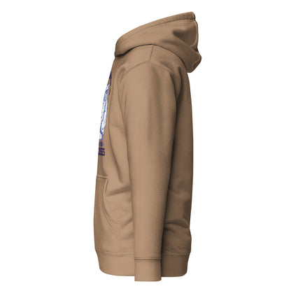 Tan Be Stronger Oversized Hoodie with chest graphic print