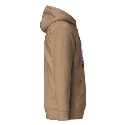 Tan Be Stronger Oversized Hoodie with subtle chest graphic